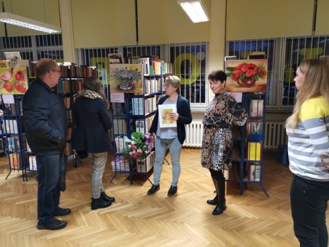 Wystawa w Bibliotece ul Rojna w Łodzi 04 11 2019 rok